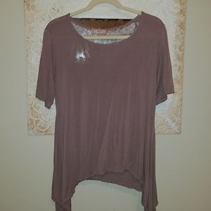 C'est La Vie Blouse, Lace back Blouse Size Med